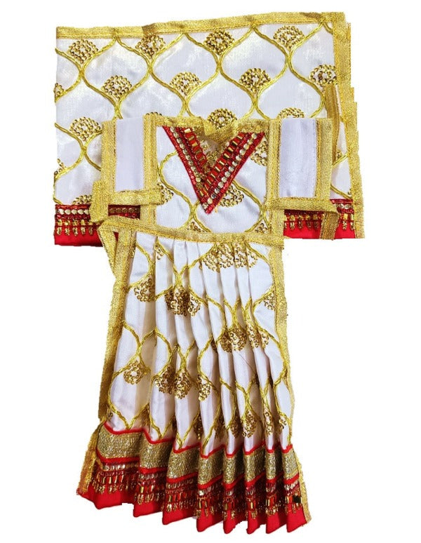 Ganesha/Krishna _Poshak_ Vastra for Size Idol Figure - (2 feet/24