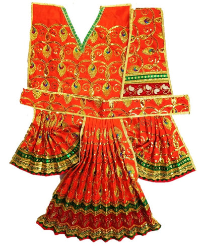 Hanuman Ji Dress - Size No. 5 - for Idol height of 2.5 feet/ 30