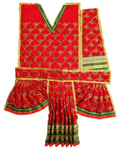Load image into Gallery viewer, Hanuman Ji Dress -for Idol height of 1.5 feet/18&quot; Inch-Size No. 3