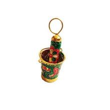 Load image into Gallery viewer, Holi Special! Metal Meena work Pichkari and bucket set for laddu Gopal/Home Deities.