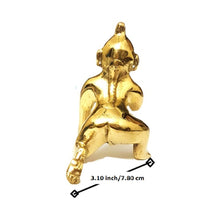 Load image into Gallery viewer, Laddu Gopal/Thakur ji_ Brass Idol_Size No. 4