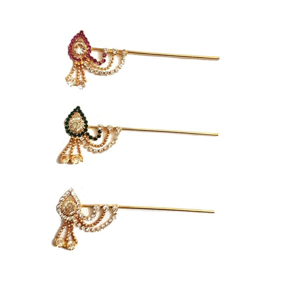 Metal Bansuri for Laddu Gopal/Bal Gopal_ Flute for Krishna (7 CM)_(3 Flutes)