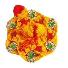 Load image into Gallery viewer, Laddu Gopal/Kanha Ji_ With Cap_Crochet_ Fancy Poshak_Size No. 2
