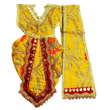 Load image into Gallery viewer, Radha Krishan-Poshak - For Idol Height 1 ft Feet /12 Inchs - Size No. 1