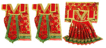 Load image into Gallery viewer, Ram Darbar (Sita-Ram-Lakshman) Poshak - For Idol Height 1 ft Feet /12" Inch's - Size No. 1