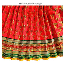 Load image into Gallery viewer, Hanuman Ji Dress -for Idol height of 3.5 feet/42&quot; Inch-Size No. 7