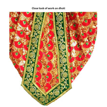 Load image into Gallery viewer, Ganesha _Poshak_ for Size No. 7 - for Height- 3.5 feet
