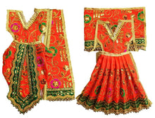 Load image into Gallery viewer, Radha Krishan-Poshak - For Idol Height 1 ft Feet /12 Inchs - Size No. 1