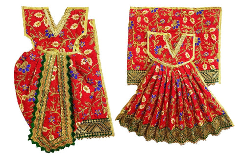 Radha Krishan _Poshak_ for Size No. 3 - for Idol Height 18