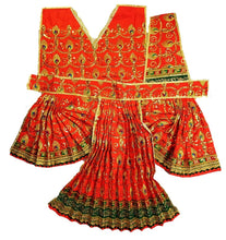 Load image into Gallery viewer, Hanuman Ji Dress -for Idol height of 3.5 feet/42&quot; Inch-Size No. 7