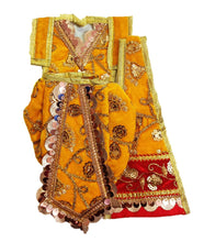 Load image into Gallery viewer, Radha Krishan-Poshak - For Idol Height 1 ft Feet /12 Inchs - Size No. 1 (Velvet)