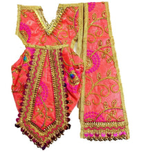 Load image into Gallery viewer, Radha Krishan-Poshak - For Idol Height 1 ft Feet /12 Inchs - Size No. 1