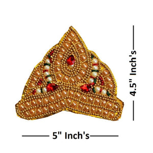 Mukut for Idol Height 1.3 Feet/16" Inch's- Size No. 2