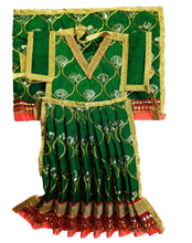 Load image into Gallery viewer, Ram Darbar (Sita-Ram-Lakshman) Poshak - For Idol Height 1.3 ft Feet /16" Inch's - Size No. 2