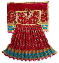 Load image into Gallery viewer, Mata Rani _Poshak_ Vastra for Size Devi Idol Figure - (2 Feet.)_ Size No. 4 (Velvet)