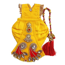 Load image into Gallery viewer, Radha Krishan-Zari-Fancy-Poshak Lehenga/Dhoti- Length 5" Inch's