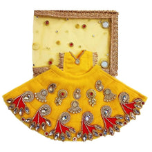 Load image into Gallery viewer, Radha Krishan-Zari-Fancy-Poshak Lehenga/Dhoti- Length 5" Inch's