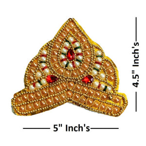 Mukut for Idol Height 1.3 Feet/16" Inch's- Size No. 2