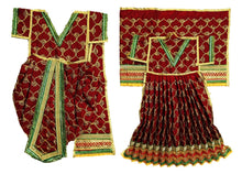 Load image into Gallery viewer, Radha Krishan _Poshak_ for Idol Height- 24&quot; Inch&#39;s/2 ft feet - Size No. 4