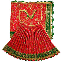 Load image into Gallery viewer, Mata Rani _Poshak_ Vastra for Devi Idol Figure - (24" Inch./2 feet)_ Size No. 4