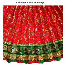 Load image into Gallery viewer, Mata Rani _Poshak_ Vastra for Devi Idol Figure - (24" Inch./2 feet)_ Size No. 4