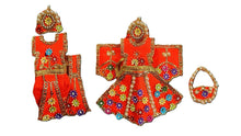 Load image into Gallery viewer, Radha Krishan-Poshak-Lehenga/Dhoti-Size 2" Inch's