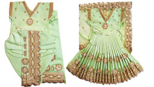 Load image into Gallery viewer, Radha Krishan _Fancy Poshak_ for Idol Height 18" Inch's /1.5 feet - Size No. 3