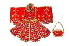 Load image into Gallery viewer, Radha Krishan-Poshak-Lehenga/Dhoti-Size 4" Inch