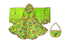 Load image into Gallery viewer, Radha Krishan-Poshak-Lehenga/Dhoti-Size 4" Inch