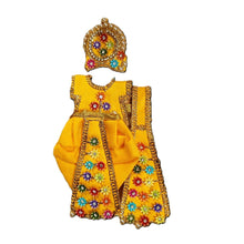 Load image into Gallery viewer, Radha Krishan-Poshak-Lehenga/Dhoti-Size 4" Inch