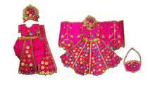 Load image into Gallery viewer, Radha Krishan-Poshak-Lehenga/Dhoti-Size 4" Inch