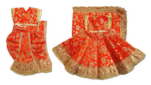Load image into Gallery viewer, Radha Krishan- Poshak - For Idol Height 1 ft Feet /12" Inch's - Size No. 1 (Kali Design)