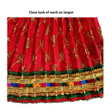 Load image into Gallery viewer, Hanuman Ji Dress -for Idol height of 3.5 feet/42" Inch-Size No. 7