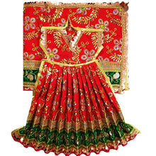 Load image into Gallery viewer, Ram Darbar (Sita-Ram-Lakshman) Poshak - For Idol Height 1.5 ft Feet /18&quot; Inch&#39;s - Size No. 3