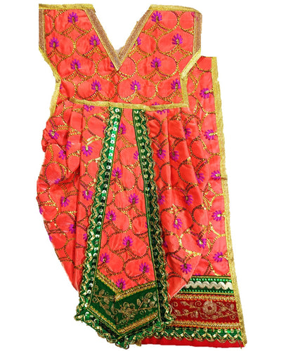 Ganesha/Krishna _Poshak_ Vastra for Size Idol Figure - (2 feet/24