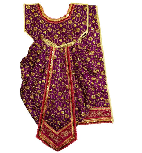 Ganesha/Krishna _Poshak_ Vastra for Size Idol Figure - (2.5 Feet/30