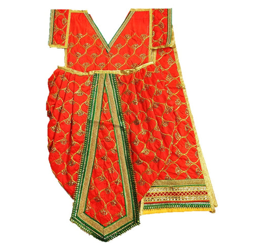 Ganesha/Krishna _Poshak_ Vastra for Size Idol Figure - (2.5 Feet/30