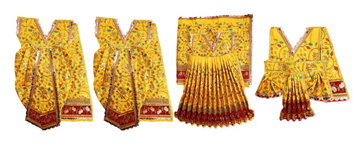 Ram Darbar (Sita-Ram-Lakshman-Hanuman) Poshak - For Idol Height 2.5 ft Feet /30