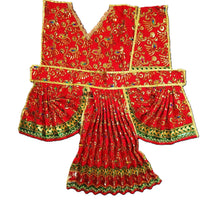Load image into Gallery viewer, Hanuman Ji Dress  for Idol height of 2.5 feet/ 30" Inch - Size No. 5
