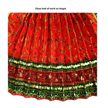 Load image into Gallery viewer, Hanuman Ji Dress for Idol height of 3.5 feet/42" Inch-Size No. 7