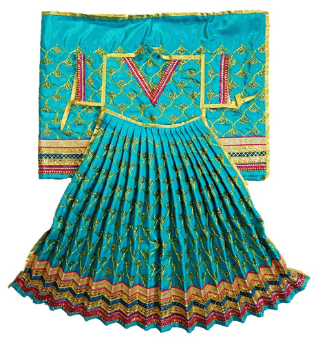 Mata Rani _Poshak_ Vastra for Size Devi Idol Figure - (2.5 Feet./30