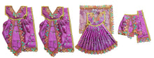Load image into Gallery viewer, Ram Darbar (Sita-Ram-Lakshman-Hanuman) Poshak - For Idol Height 1 ft Feet /12" Inch's - Size No. 1
