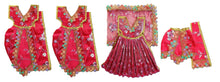 Load image into Gallery viewer, Ram Darbar (Sita-Ram-Lakshman-Hanuman) Poshak - For Idol Height 1 ft Feet /12" Inch's - Size No. 1