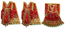 Load image into Gallery viewer, Ram Darbar (Sita-Ram-Lakshman) Poshak - For Idol Height 1 ft Feet /12" Inch's - Size No. 1