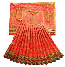 Load image into Gallery viewer, Mata Rani _Poshak_ Vastra for Size Devi Idol Figure - (2.5 Feet./30" Inchs)_ Size No. 5