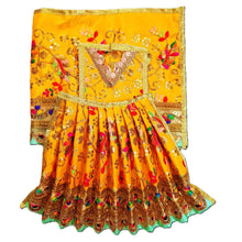 Load image into Gallery viewer, Ram Darbar (Sita-Ram-Lakshman) Poshak - For Idol Height 1.3 ft Feet /16" Inch's - Size No. 2