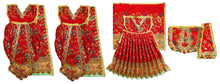 Load image into Gallery viewer, Ram Darbar (Sita-Ram-Lakshman-Hanuman) Poshak - For Idol Height 1.5 ft Feet /18" Inch's - Size No. 3