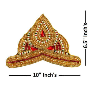 Mukut for Idol Height 3.5 feet- 42 Feet/" Inch's-48" Inch's- Size No. 7-8