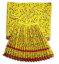 Load image into Gallery viewer, Mata Rani _Poshak- for Idol Height- 3.5 feet/42" Inchs- Size No. 7 (Net + Raw Silk)