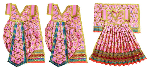 Ram Darbar (Sita-Ram-Lakshman) Poshak - For Idol Height 2 ft Feet /24